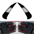 Rear Bumper Side Spoiler Black for Mercedes Benz E Class W214 (2024+)