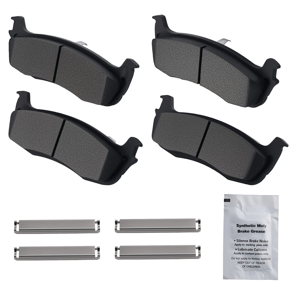 Rear Brake Pads Kit for Ford Expedition (1997–2002) Lincoln Town Car (2003–2011)