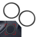Door Loud Speaker Ring Cover Trim for BMW 3 Series E36 (1991–1999) Suede Black