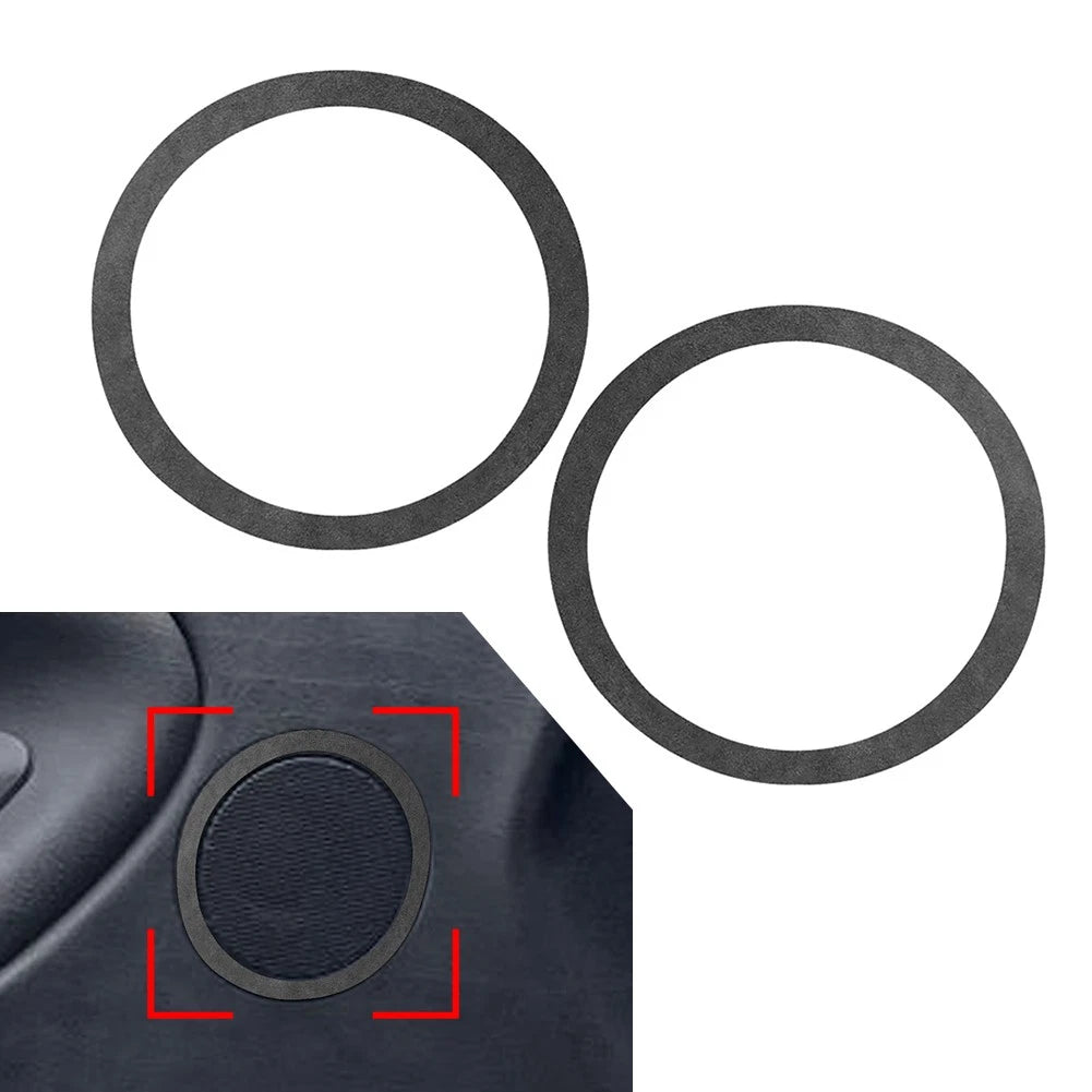 Door Loud Speaker Ring Cover Trim for BMW 3 Series E36 (1991–1999) Suede Black