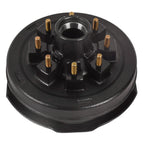 Set of 2 Trailer Hub Drum Kits with 12"x2" Brakes for 7000lb Axle