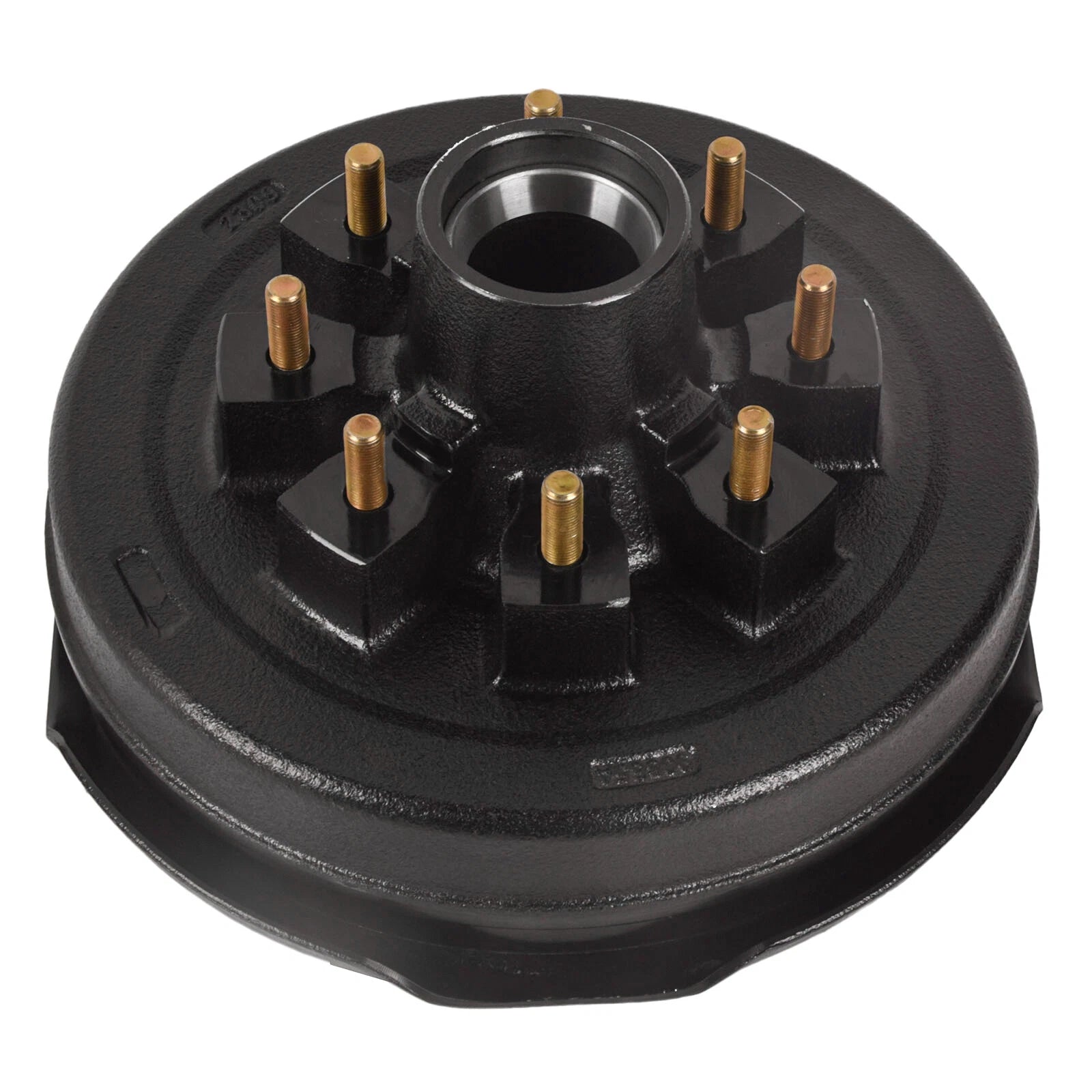 Set of 2 Trailer Hub Drum Kits with 12"x2" Brakes for 7000lb Axle