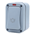 Waterproof Doorbell Switch with LED Button and IP66 Protection