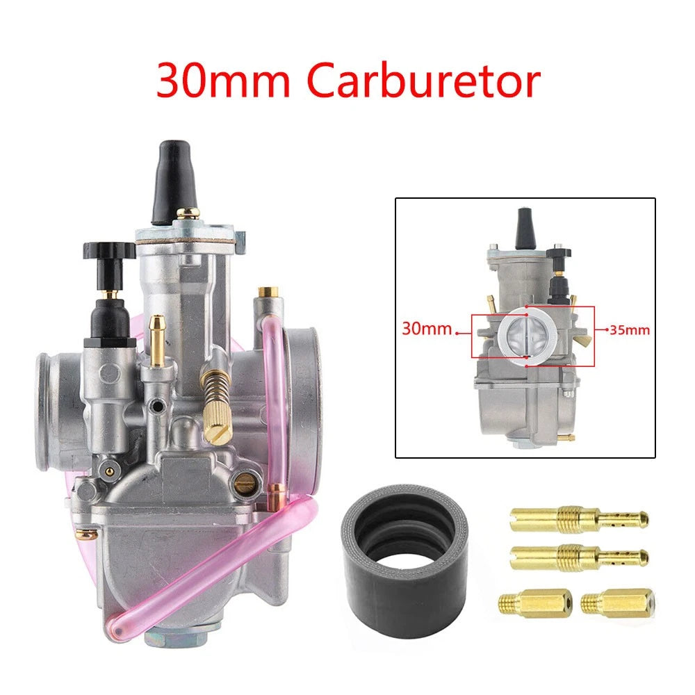 30mm Carburetor for PWK30 150-250cc Keihin KOSO OKO (Dirt Pit Bicycle)