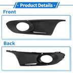 1 Pair Front Fog Light Grill for Volkswagen Jetta (2006–2010) No. 5C6853666A/5C6853665A