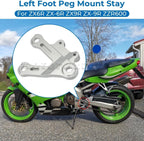 Front Left Foot Peg Support Bracket 35011-1874 for Kawasaki ZX-6R, ZX-9R, ZZR600 (1995–2006)