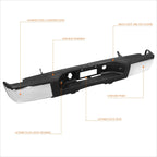 Rear Step Pad Bumper for Silverado/Sierra 1500 (2007–2013)