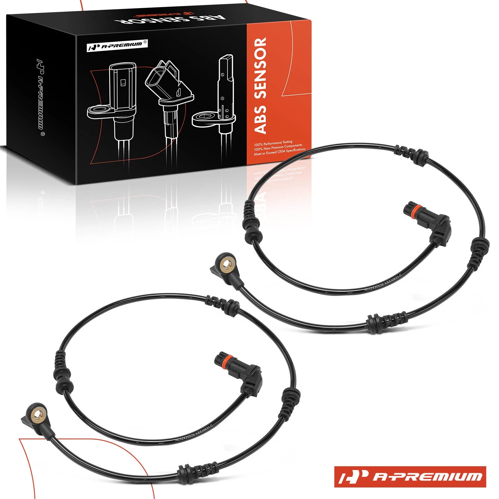 2X Front ABS Wheel Speed Sensor for R350 R320 R500 R63 AMG (2006–2013)