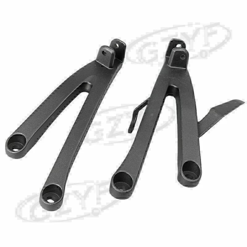Rear Passenger Footrest Foot Pegs Brackets for Honda CBR 600RR (2007–2011)