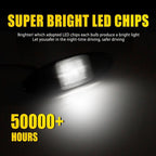Smoked Side Marker Light Set w/ White LED for Chevrolet Corvette C5 (1997–2004)