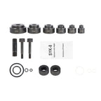 Hydraulic Knockout Punch Driver Tool Set with 6 Dies (1/2" to 2")