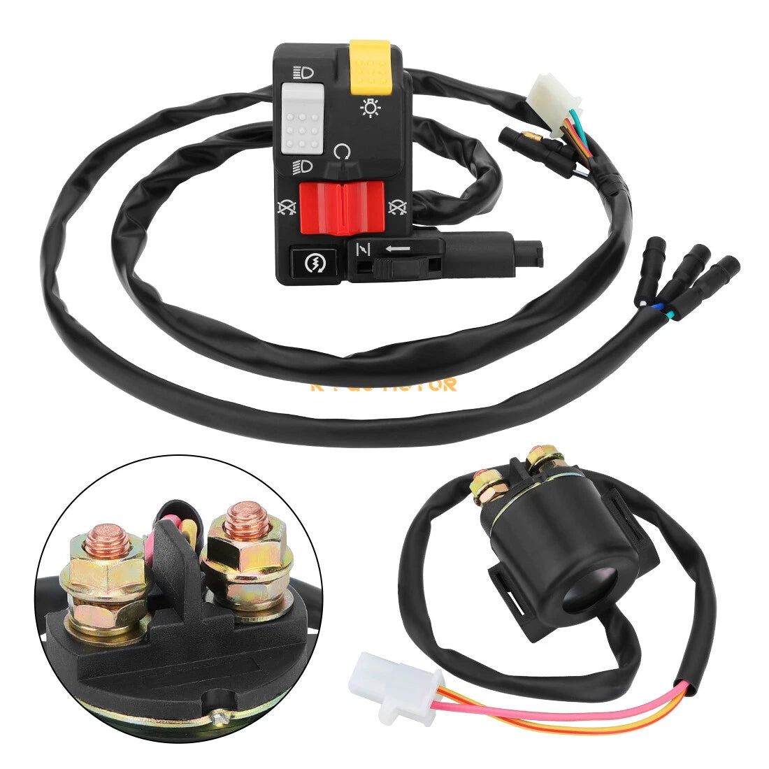 Handlebar & Starter Relay Switch for Honda FourTrax 300 TRX300 (1996–2000)