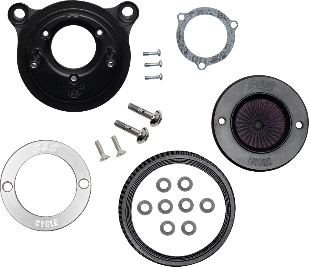 S&S Air Stinger Stealth Air Cleaner Kit for Harley Softail Dyna (2001–2017)