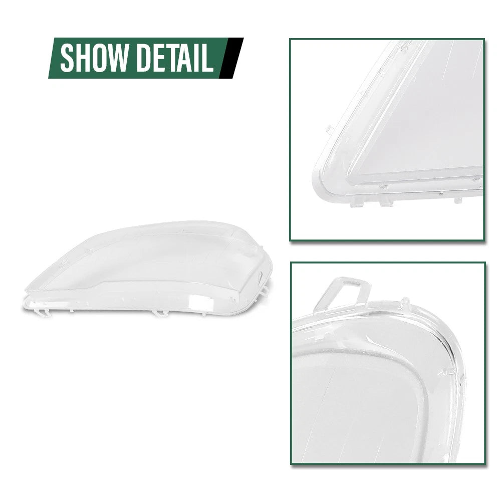 Headlight Replacement Lens for Mercedes Benz ML350 (2009–2011) Left + Right