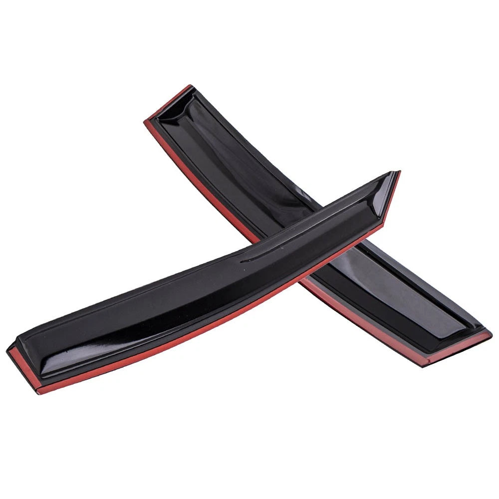Set of 4 Smoke Acrylic Window Visors for Nissan Sentra (2013–2019)
