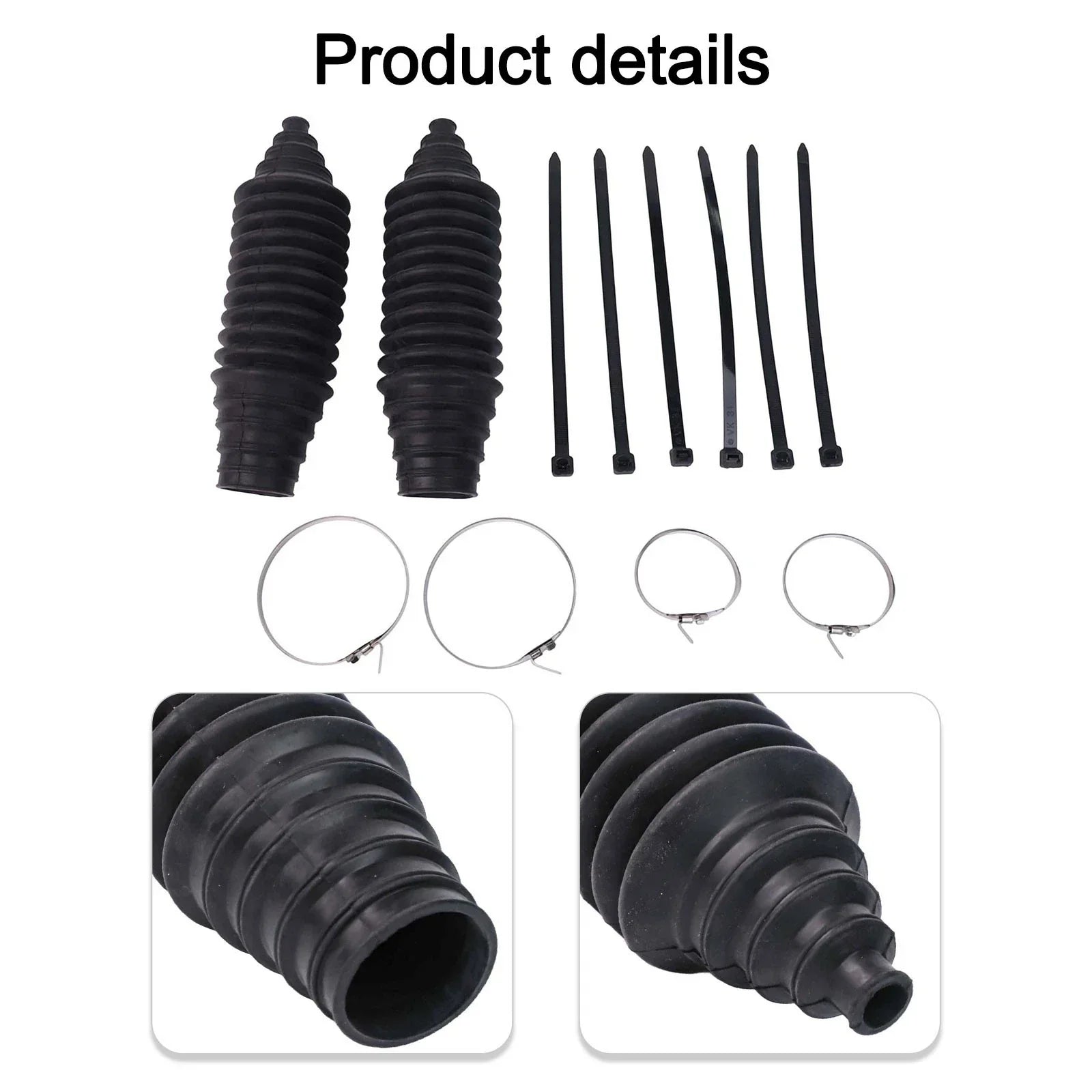 Inner Tie Rod Boot with Silicone Boots and Accessories