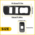 Carbon Fiber Window Lift Switch Trim for Ford F150 (2015–2019)
