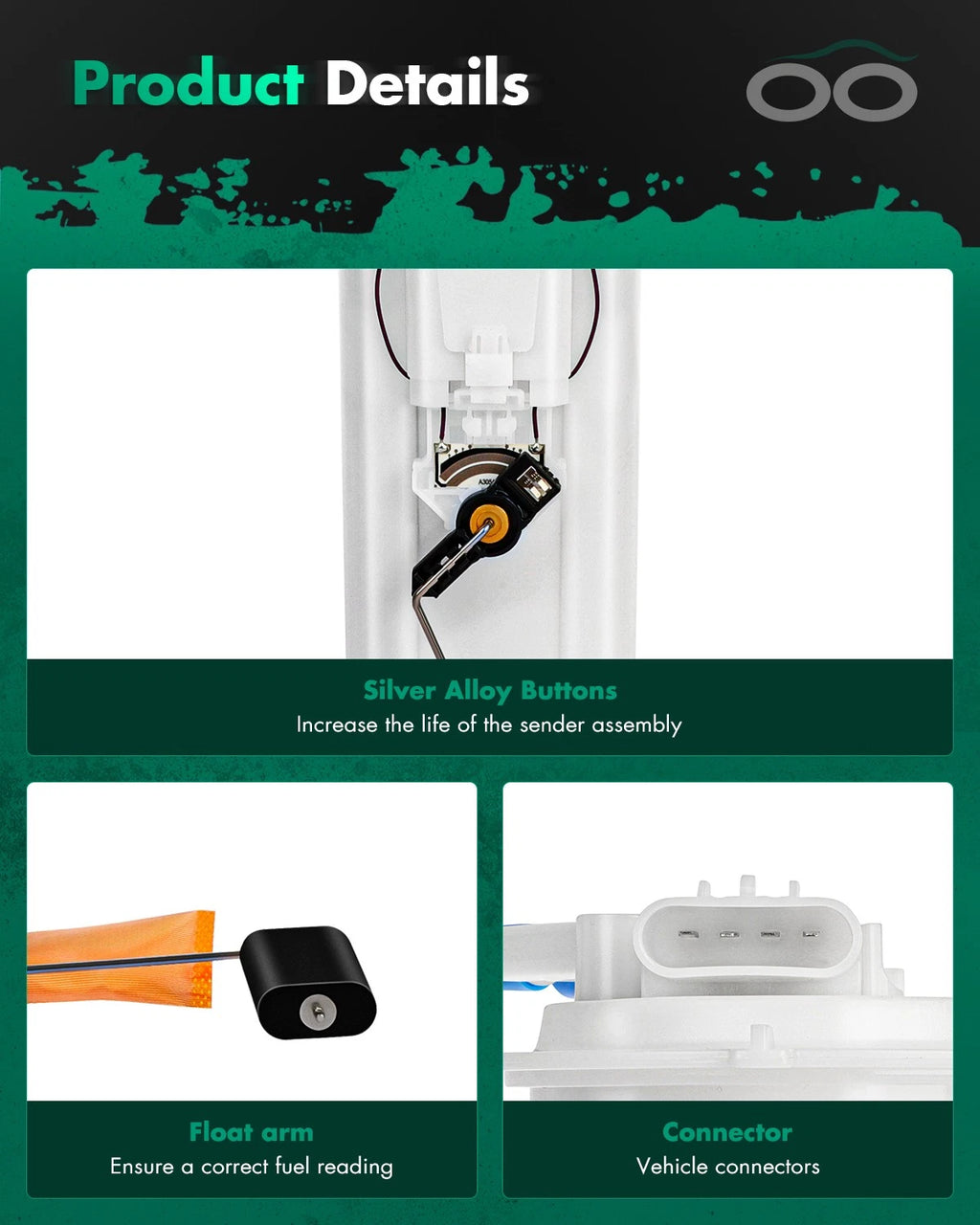 Fuel Pump Module Assembly for Chevrolet Blazer (1997–2002) P74761M