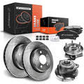 Front Disc Brake Rotors & Pads Set for Jeep Liberty (2008–2012)