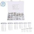 Set of 300 Aluminum Rivet Nuts for Various Applications