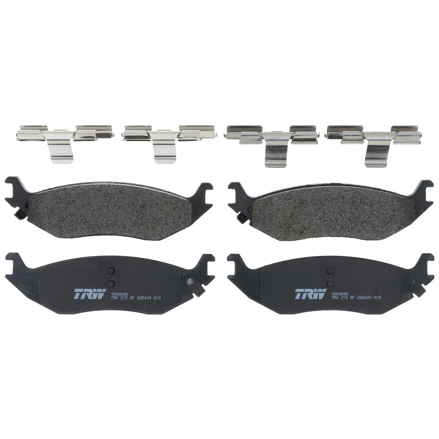 Set of 4 Disc Brake Pads for Ram 1500 (2017–2018)