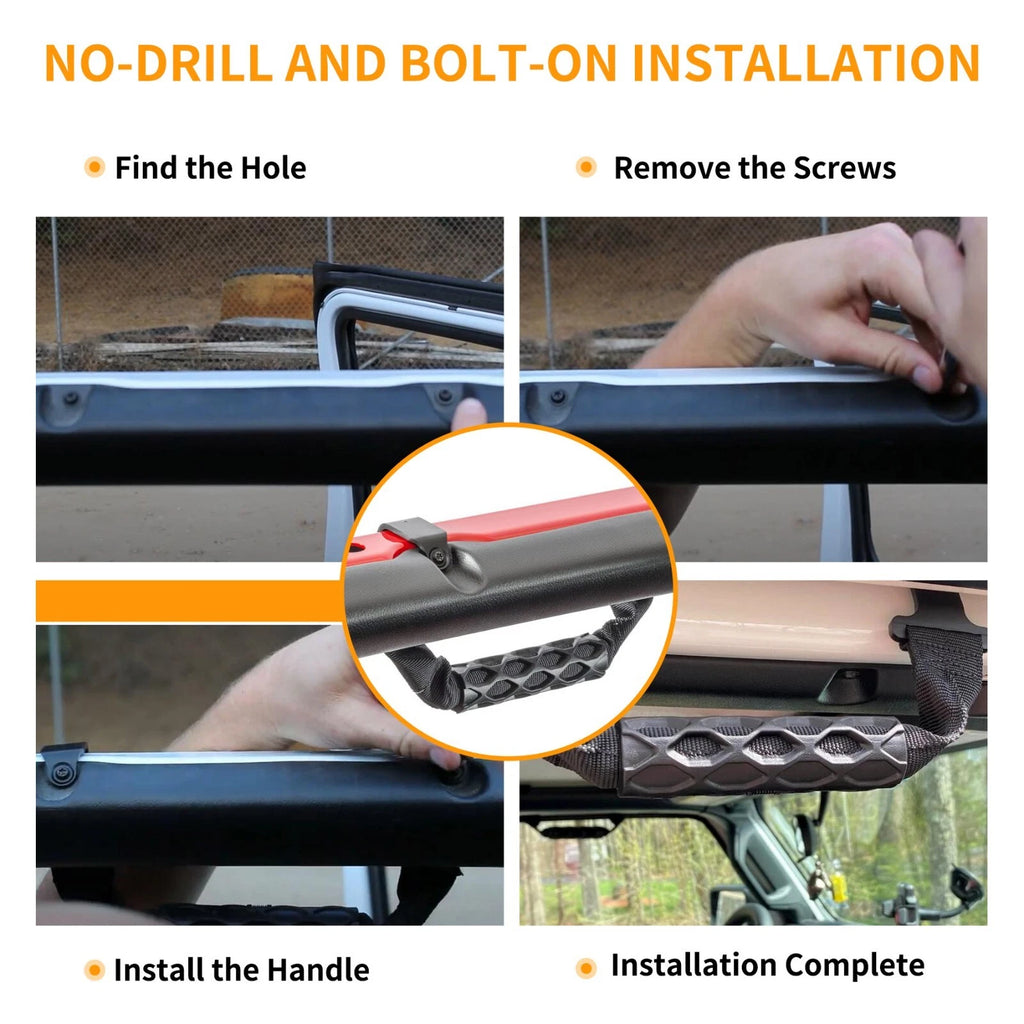 Grab Handles for Jeep Wrangler Gladiator JL JT (2018-2023)
