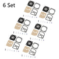 Set of 6 Carburetor Diaphragm Kit for Stihl 017 018 MS180 MS170 (RB-77 RB-66)