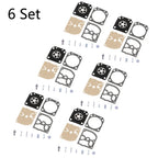 Set of 6 Carburetor Diaphragm Kit for Stihl 017 018 MS180 MS170 (RB-77 RB-66)
