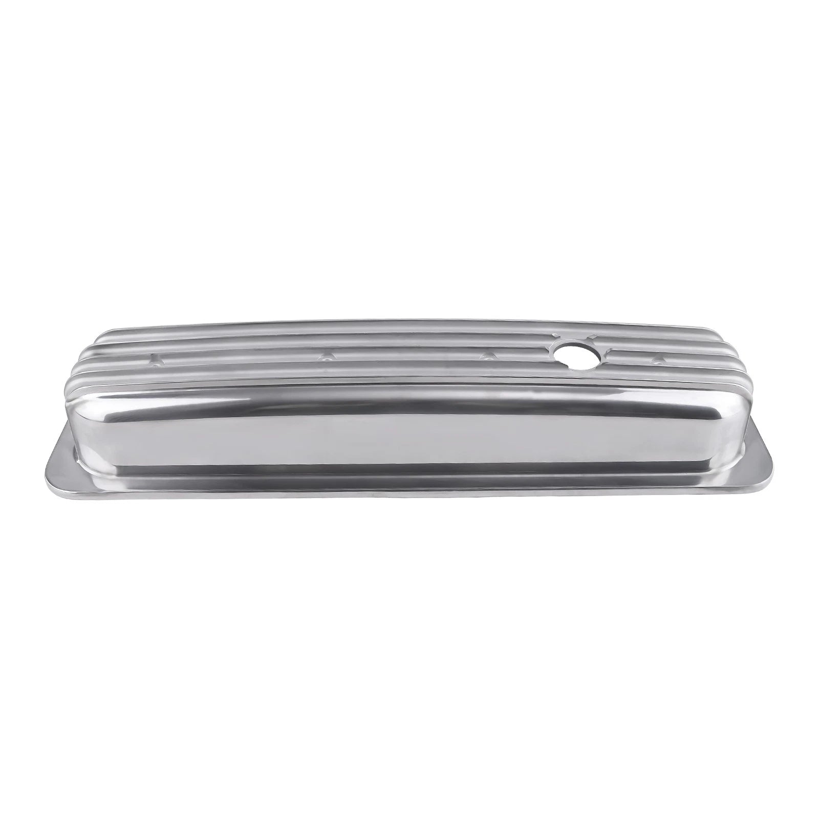 2X Fabricated Aluminum Valve Covers for SBC Small Block Chevy