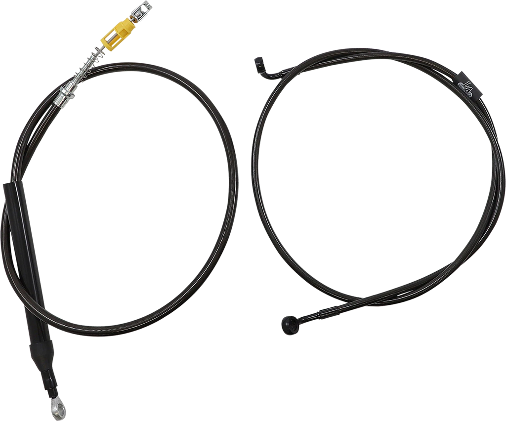 Complete Midnight Braided Cable Kit for LA Choppers (2015–2017)