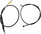 Complete Midnight Braided Cable Kit for LA Choppers (2015–2017)