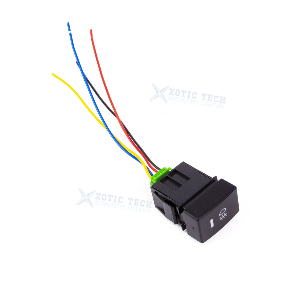 4-Pole Push Button Switch with LED Background Lights for Honda Civic Accord (2016-2024)