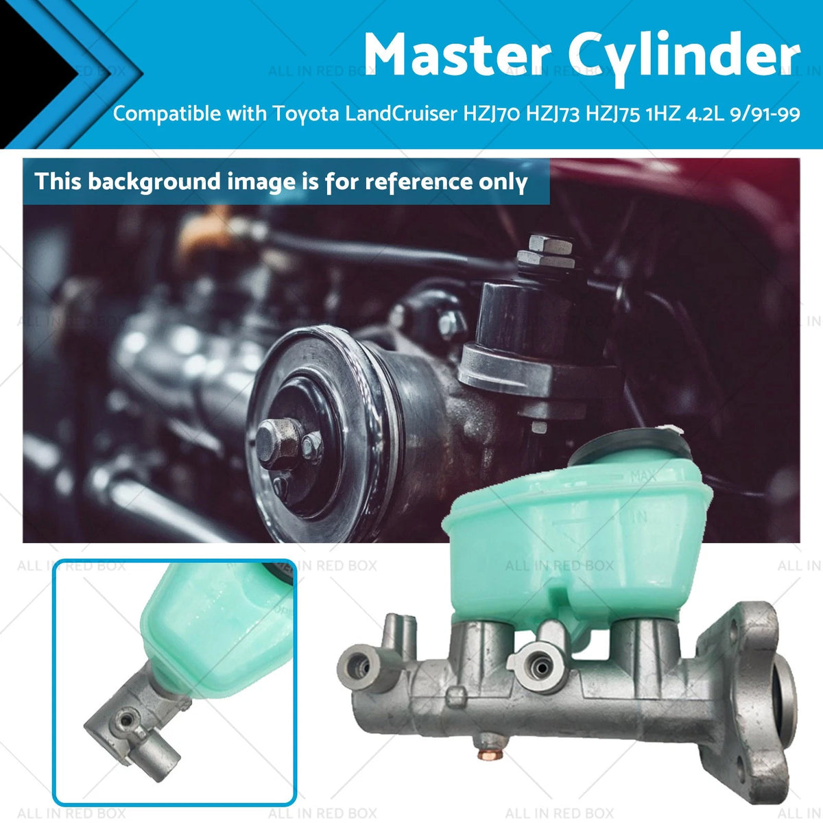 Master Cylinder for Toyota LandCruiser HZJ70 HZJ73 HZJ75 (1991–1999)