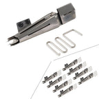 Semi-Fold Post Mount Binding Attachment for CoverStitch Machine