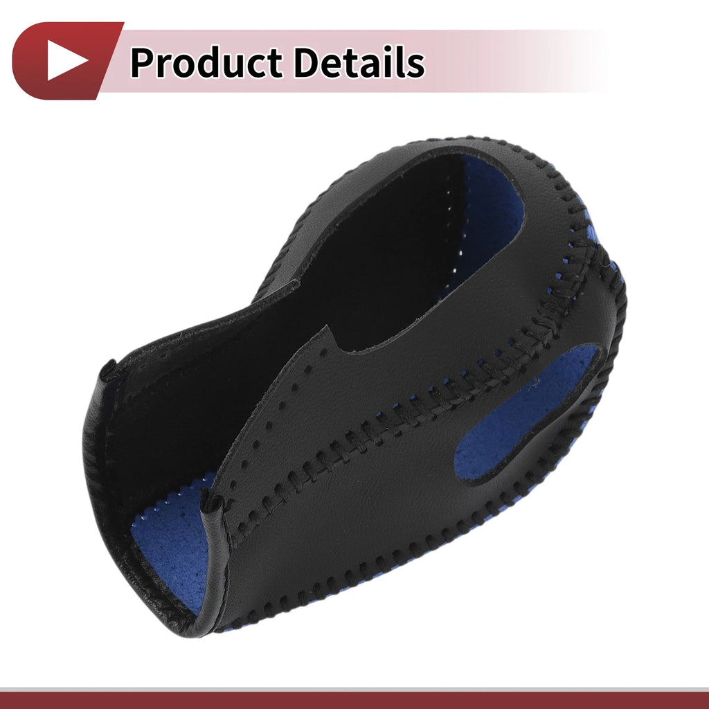 1 Pc Gear Shift Knob Cover for Ford Edge (2011–2014) Blue Faux Leather