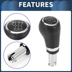 6 Speed Manual Gear Shift Knob for Chevrolet Trax (2013–2020) Plastic Faux Leather