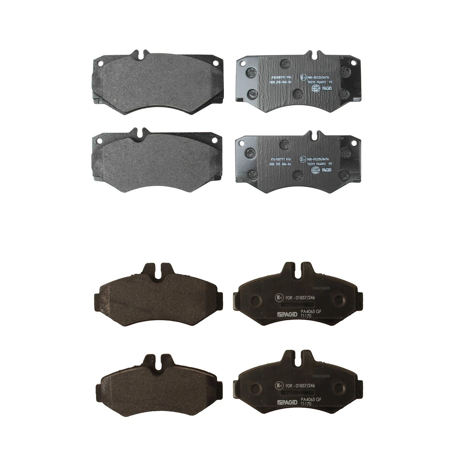 Disc Brake Pads Kit for Mercedes W463 G500 G55 AMG G550 (1990–2023)