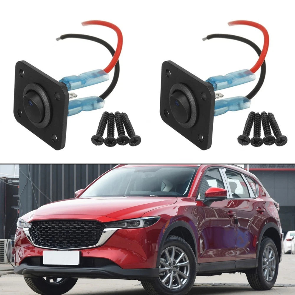 Rocker Switches with LEDs for Car Boat Applications (Compact Design)