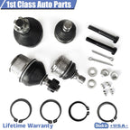 Set of 4 Front Suspension Ball Joints for GMC Envoy, Chevy Trailblazer (2002–2009)