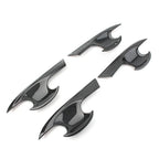 4X Carbon Fiber Door Handle Bowl Cover Trim for Honda Civic (2016–2018)