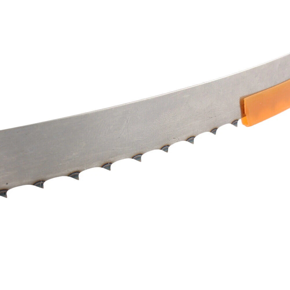 Set of 3 Carbon Steel Band Saw Blades for Butchers (1829mm x 16mm x 0.56mm)