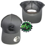 Cummins Trucker Hat Snapback Gray Black Mesh Cap with Centered Logo