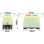 Cutout Switch Button for Grinder Cutting Machine (8.9 x 4.9 x 4.6 cm)