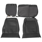 Set of 4 Seat Covers for Jeep Wrangler 4Door (2008–2010) Black