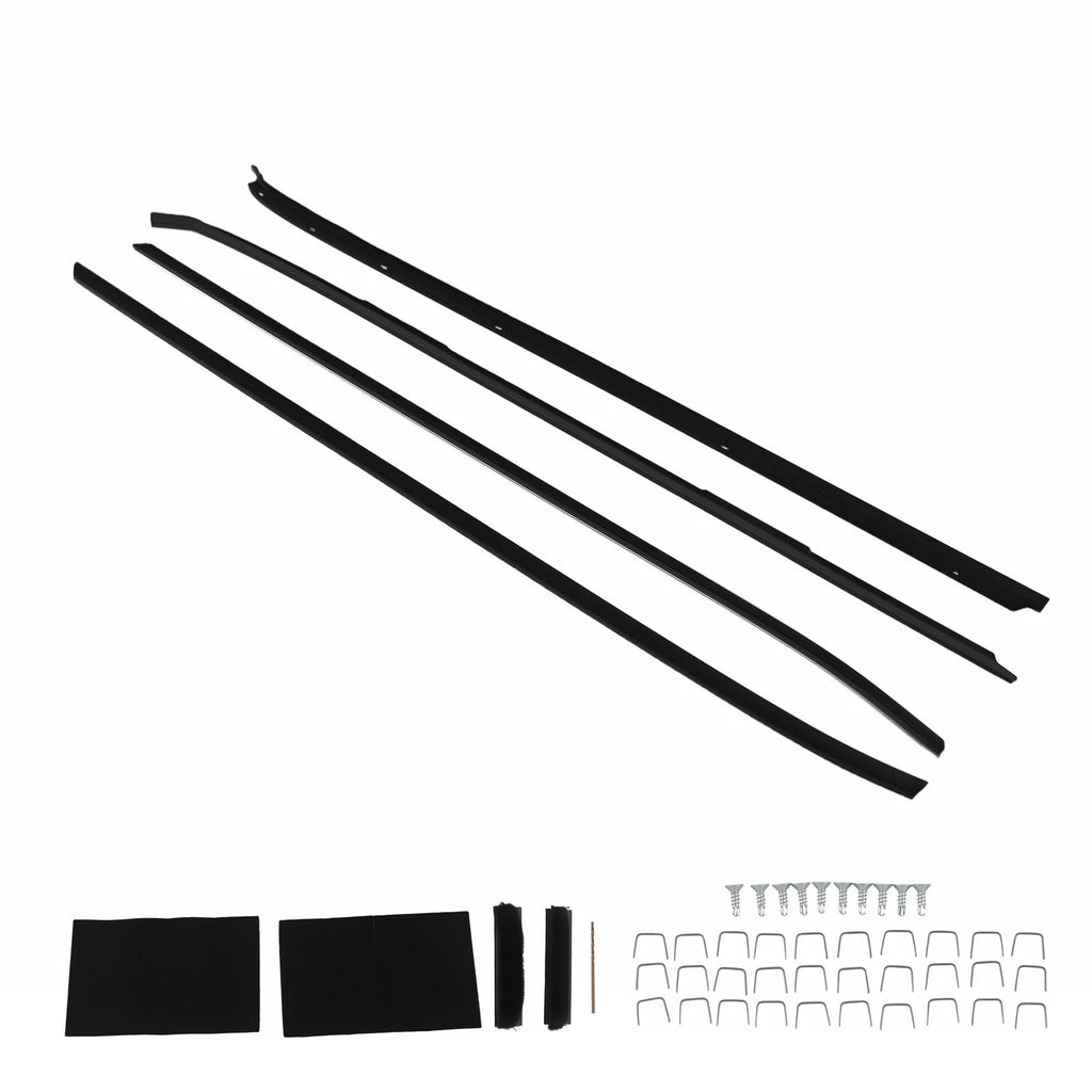Set of 4 Weather Stripping Kit for Chevy Camaro Pontiac Firebird