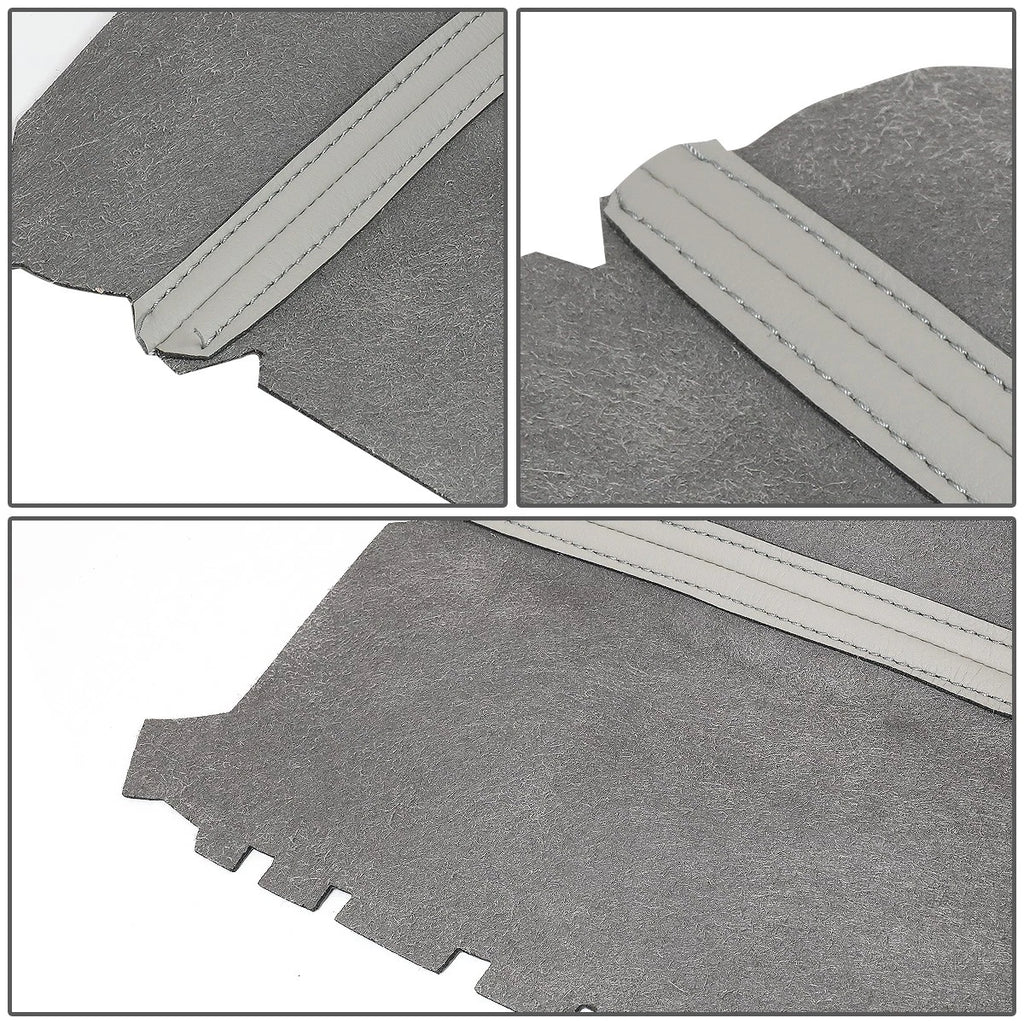 Pair of Front Door Panels for Honda Pilot (2009–2015) - Leather Cover Grey