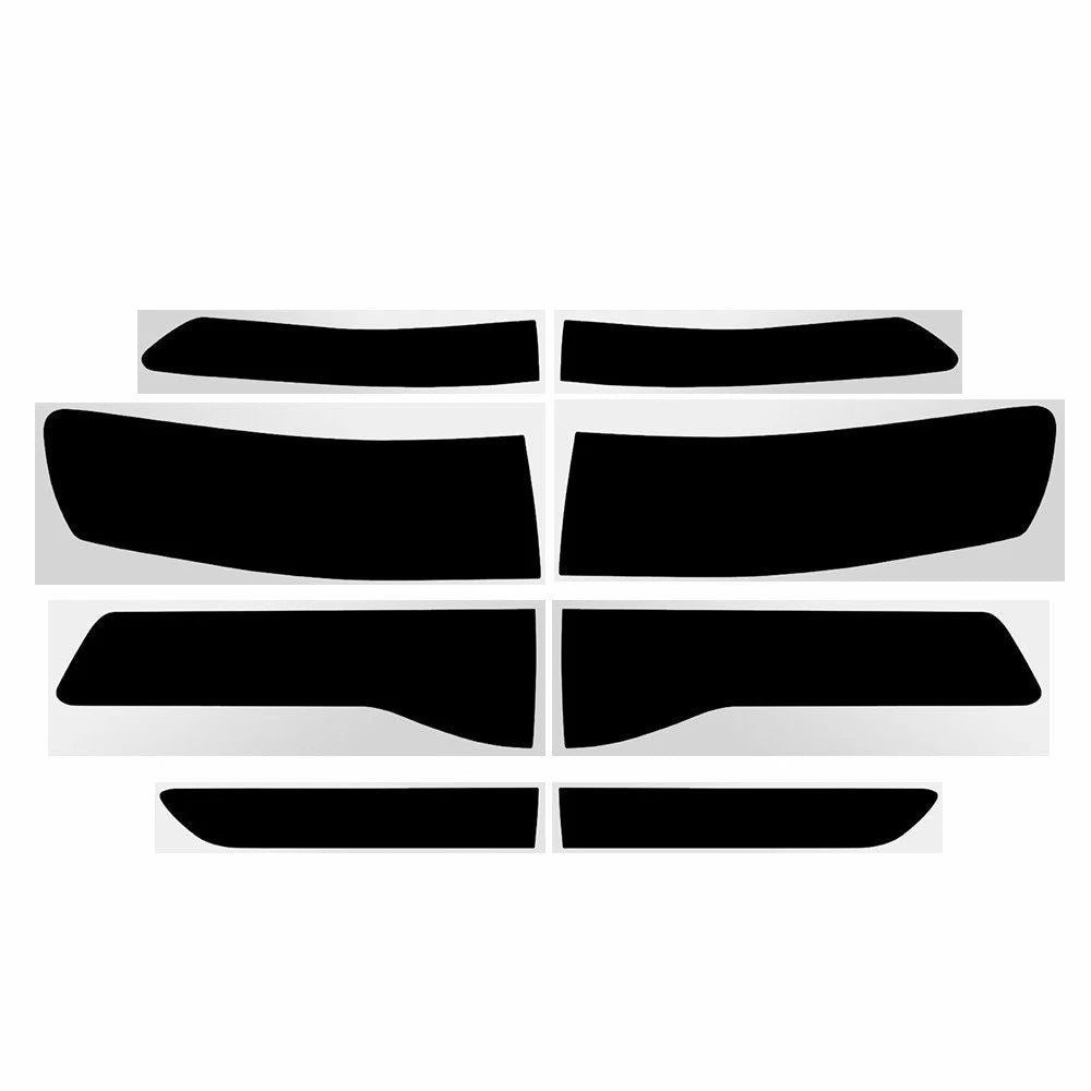 Set of 2 Tail Light Tint Overlay Vinyl Smoke for Grand Cherokee (2014–2021)