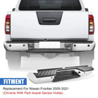 Chrome Rear Bumper Assembly for Nissan Frontier (2005-2021)