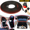 5M Black Rubber Weather Strip Trim for Auto Car Window Lock Trunk