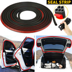 5M Black Rubber Weather Strip Trim for Auto Car Window Lock Trunk